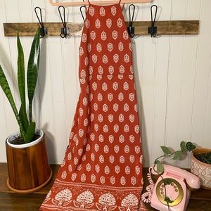 Tera cotta LuLu’s dress with side slits